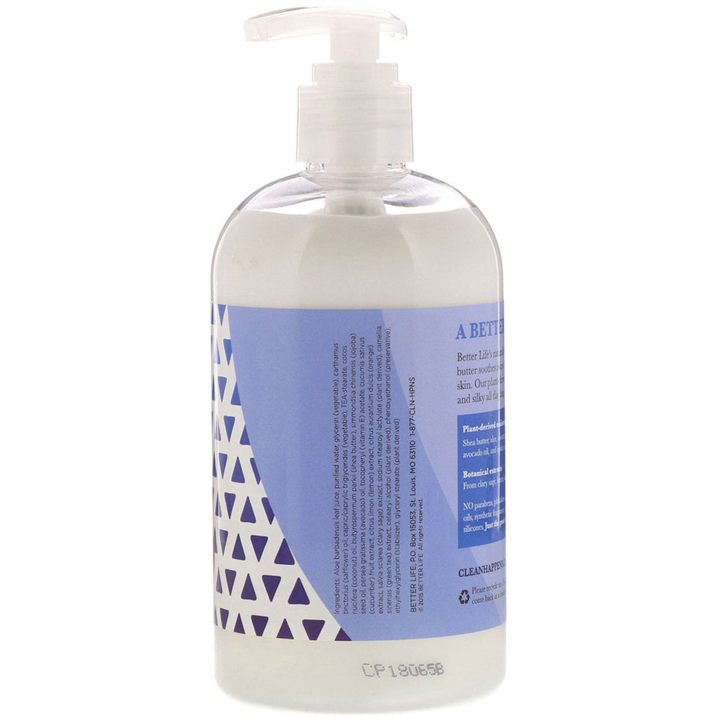 Better Life, naturligt nærende lotion, Clary Sage, 12 fl oz (354 ml)