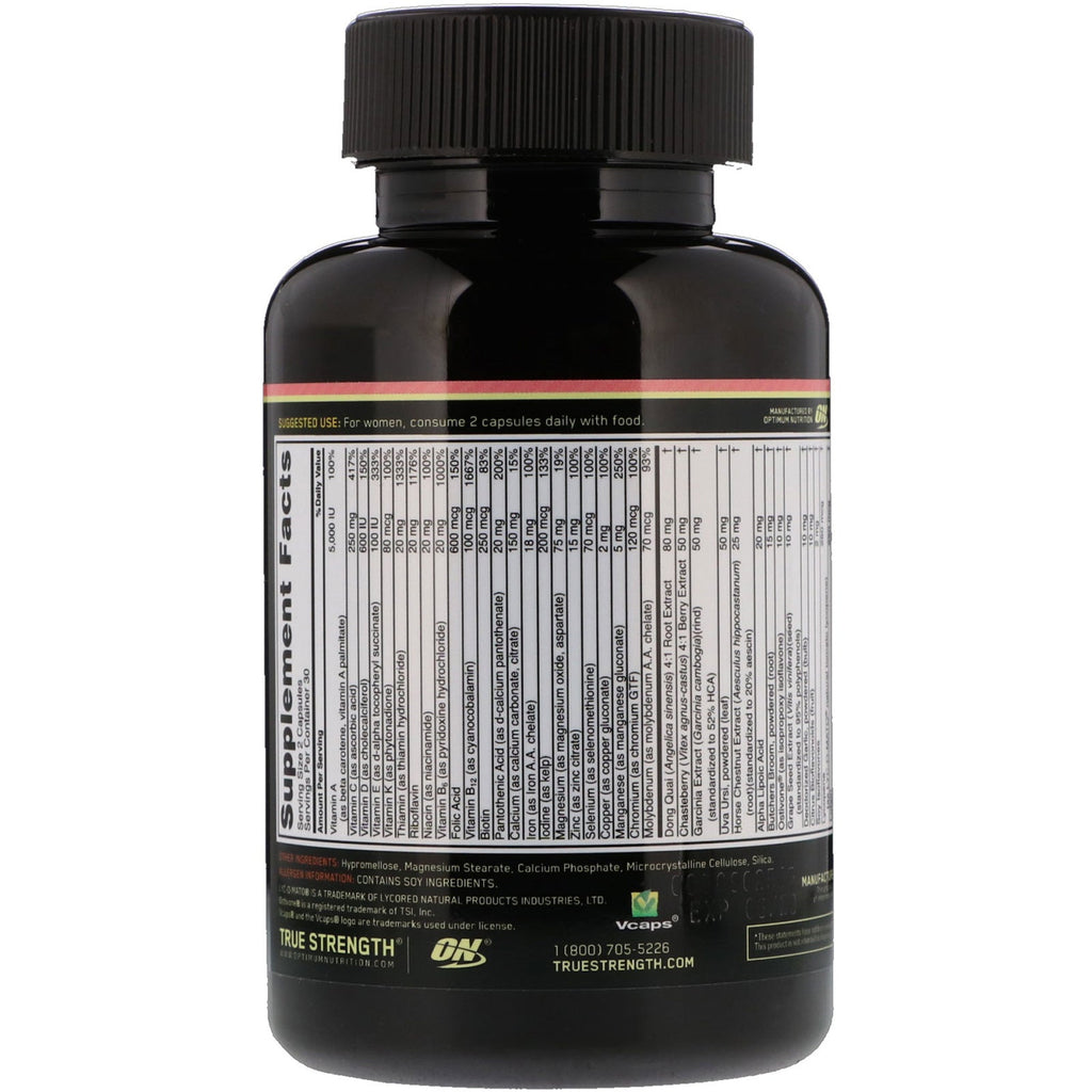 Optimum Nutrition, Opti-Women, 60 Capsules