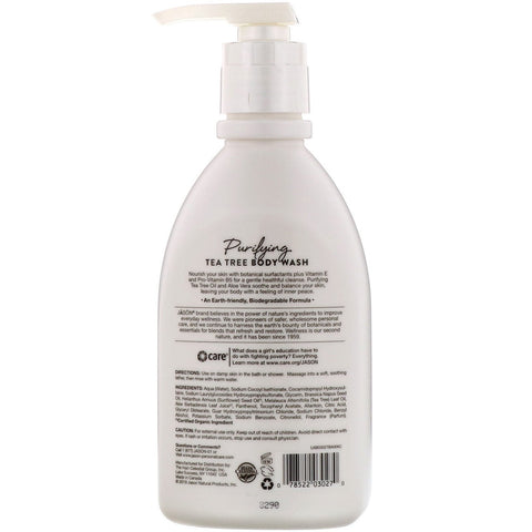 Jason Natural, Gel de baño, Árbol de té purificante, 30 fl oz (887 ml)