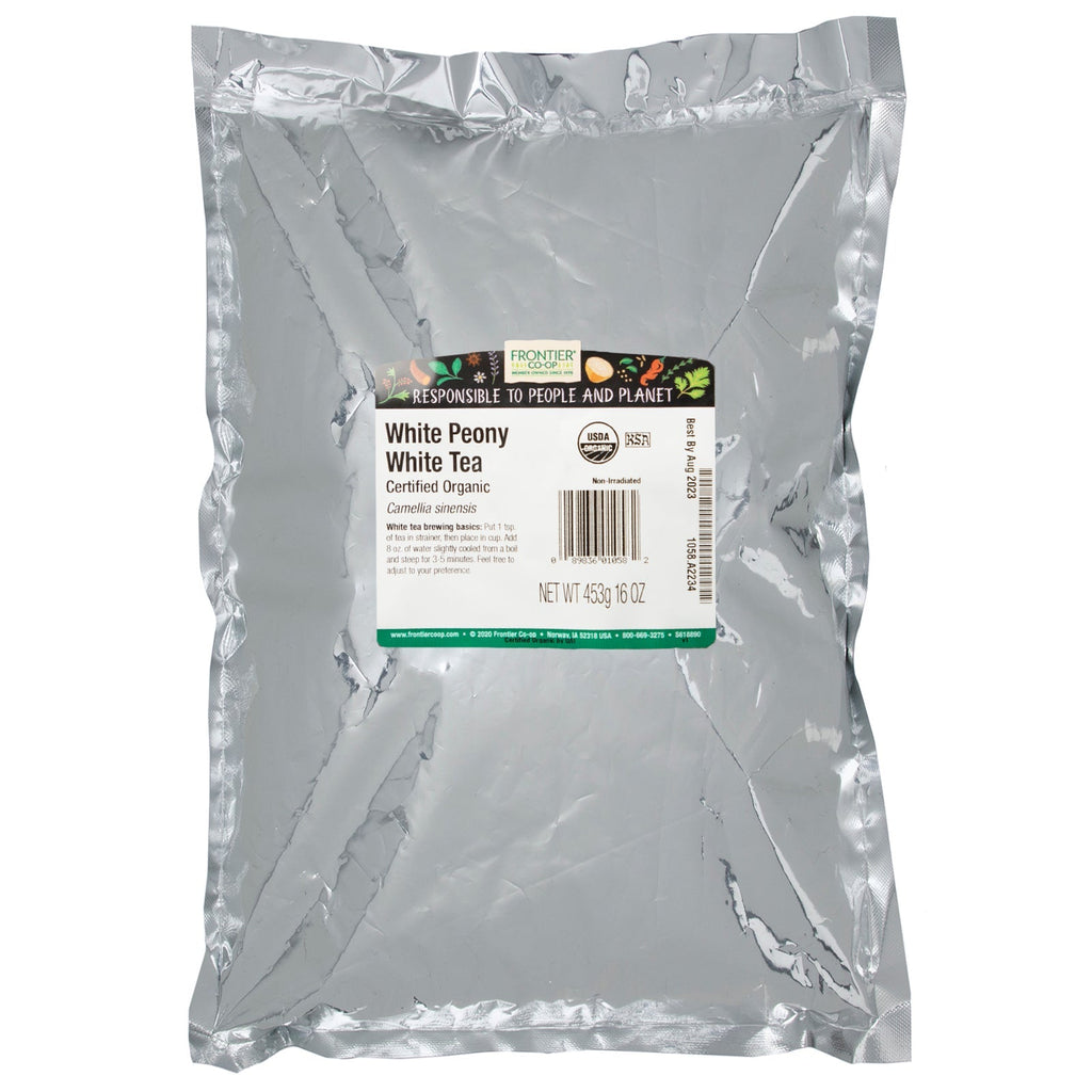 Frontier Natural Products, White Peony White Tea, 16 oz (453 g)