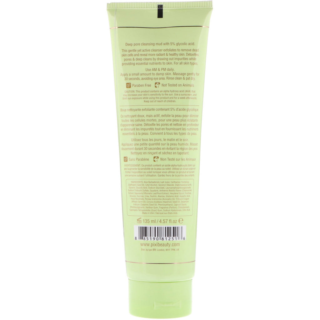 Pixi Beauty, Glow Mud Cleanser, 4,57 fl oz (135 ml)