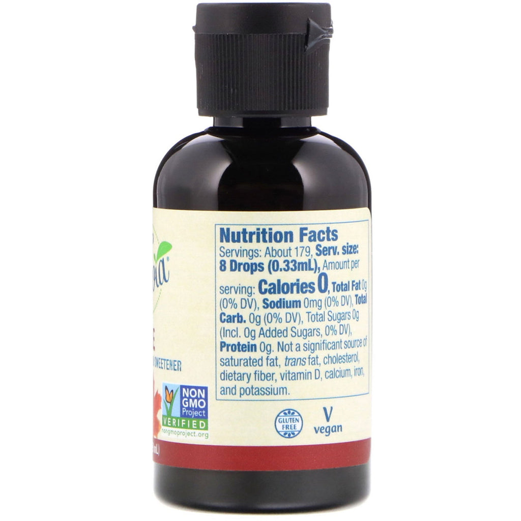 Now Foods, Better Stevia, Zero-Calorie Flydende sødemiddel, Maple, 2 fl oz (59 ml)