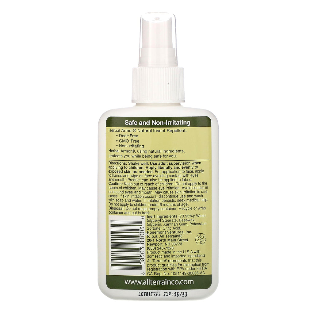 Alt terræn, urterustning, naturligt insektmiddel, 4 fl oz (120 ml)
