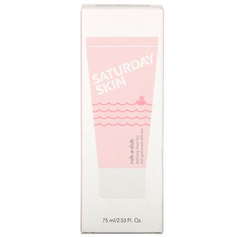 Saturday Skin, Rub-a-Dub, Refining Peel Gel, 2,53 fl oz (75 ml)