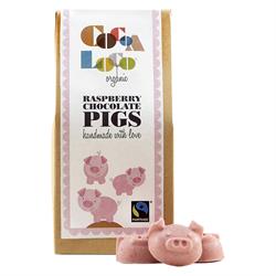 Raspberry Chocolate Pigs - 100g