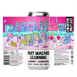 Counter Culture Counter Culture Raspberry + Elderflower Organic Kombucha 330ml
