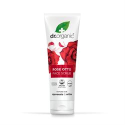 Dr Organic Rose Otto Face Scrub  125ml