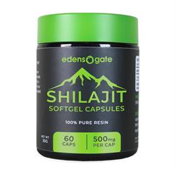Edens Gate FREE Edensgate Premium Shilajit Resin Soft Gel Capsules - 30g