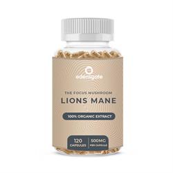 Edens Gate FREE Lions Mane Mushroom Capsules - Premium Extract - 120 Capsules