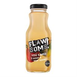 Flawsome! Sweet & Sour Apple cold-pressed juice glass 250ml