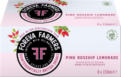 Foreva Farmers FREE Foreva Farmers Pink Rosehip Lemonade Multipack 8x150ml