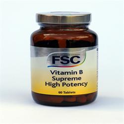 FSC Vitamin B Supreme Hi-Potency 60 Tablets