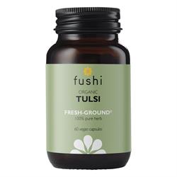 Fushi Wellbeing Tulsi Capsules Organic 60 Veg Caps