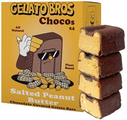 Gelato Bros Gelato Bros Salted Peanut Butter Chocos 4 x 60ml