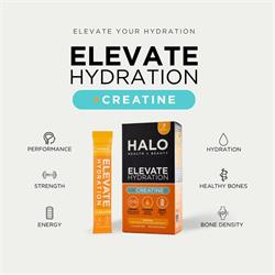 Halo Health and Beauty ELEVATE ELECTROLYTES +CREATINE Tropical