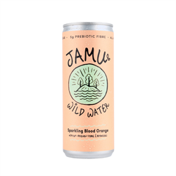 Jamu Wild Water Natural Sparkling Blood Orange + Gut Friendly Fibre 250ml