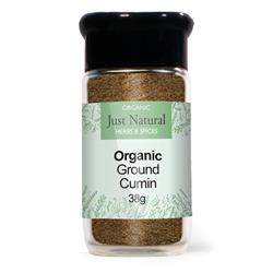 Just Natural Herbs Organic Ground Cumin (Glass Jar) 45g