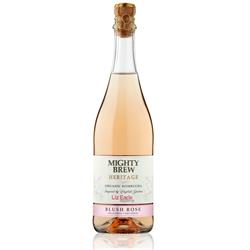 Mighty Brew Heritage Blush Rose Kombucha Non-Alc. 750ML