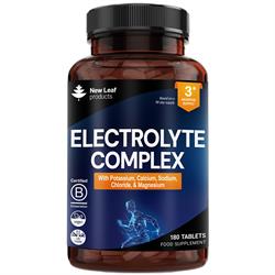 New Leaf Products Electrolyte Complex 180 Vegan Tablets + Essential Minerals