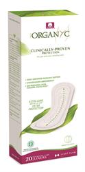 Organyc Extra Long flat panty liners light flow