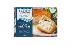 Ramus Seafood Ramus Seafood Frozen Melt in the Middle Cod Fishcakes 250g