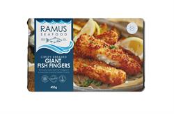 Ramus Seafood Ramus Seafood Frozen Crispy Breaded Fish Fingers 350g