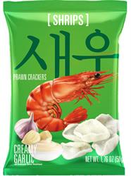 Shrips FREE SHRIPS Prawn Crackers Garlic Butter 50g