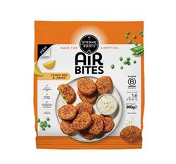 Strong Roots Strong Roots Air Bites Crispy Pea & Lemon 300g