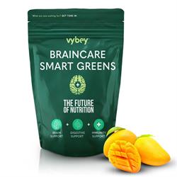 Vybey Braincare Smart Greens Mango Flavour. 180g