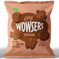 Wowsers Ambient Wowsers Organic Little All Butter Cocoa Biscuits 80g