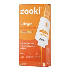 Zooki Marine Collagen 5000mg Mango Peach 5 Sachets Box