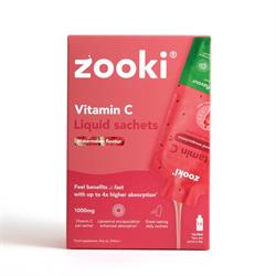 Zooki Liposomal Vitamin C 1000mg Watermelon 14 Sachets Box