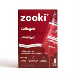 Zooki Marine Collagen 11000mg Sour Cherry 14 Sachets Box