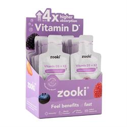 Zooki Liposomal Vitamin D3 + K2 3000iu Berry 1x10ml Sachet