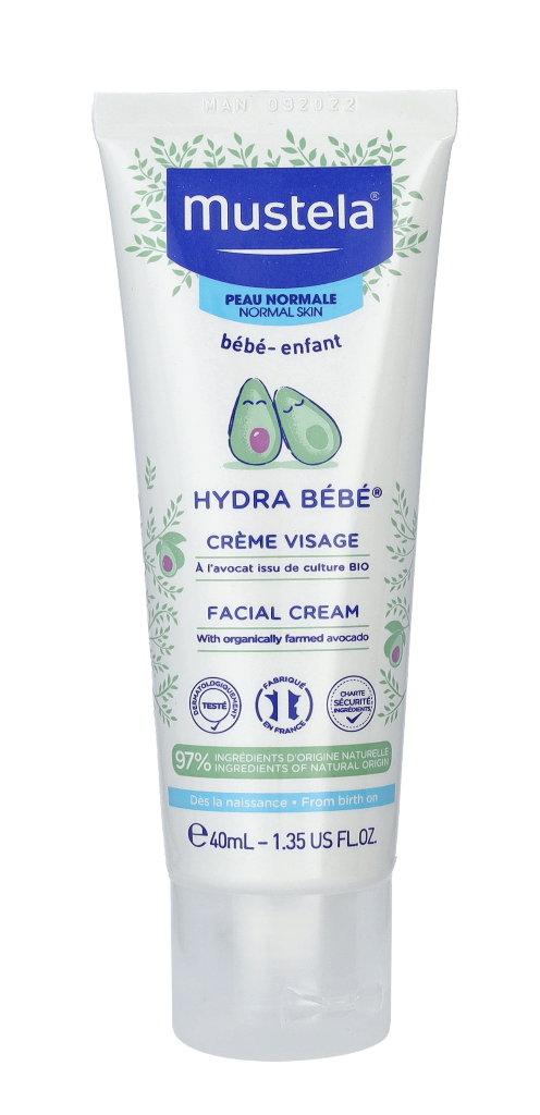 Mustela Hydra Bebe Ansigtscreme 40 ml