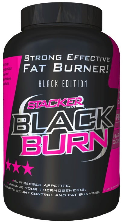 Stacker2 Europe, Black Burn - 120 caps
