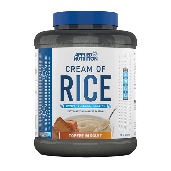 Applied Nutrition, Cream of Rice, Toffee Biscuit - 2000g