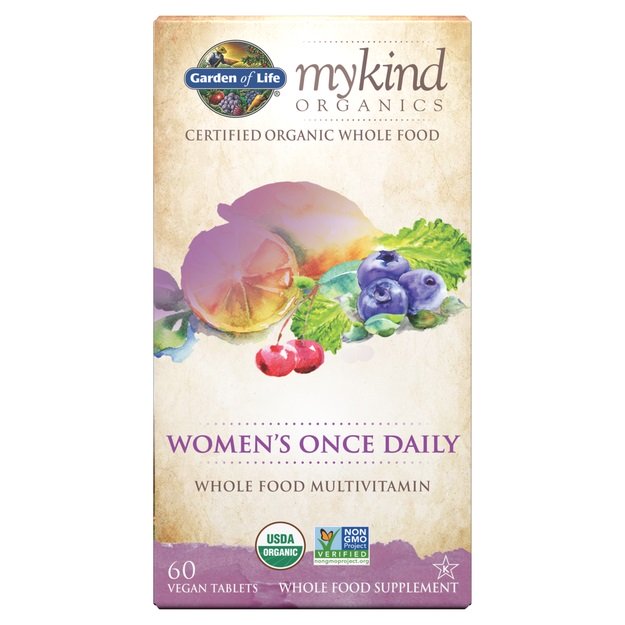 Garden of Life, Mykind Organics Women's Once Daily - 60 vegan tablets