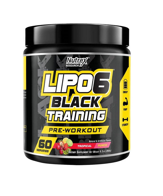 Nutrex, Lipo-6 Black Training, Tropical Punch - 264g