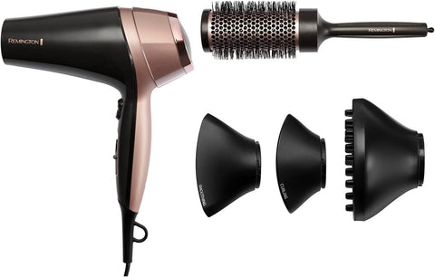 Secador de pelo Remington | 2200W | Rizado y recto | Confianza