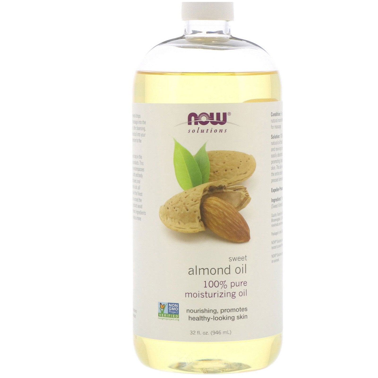 Now Foods, Solutions, Sweet Almond Oil, 32 fl oz (946 ml)