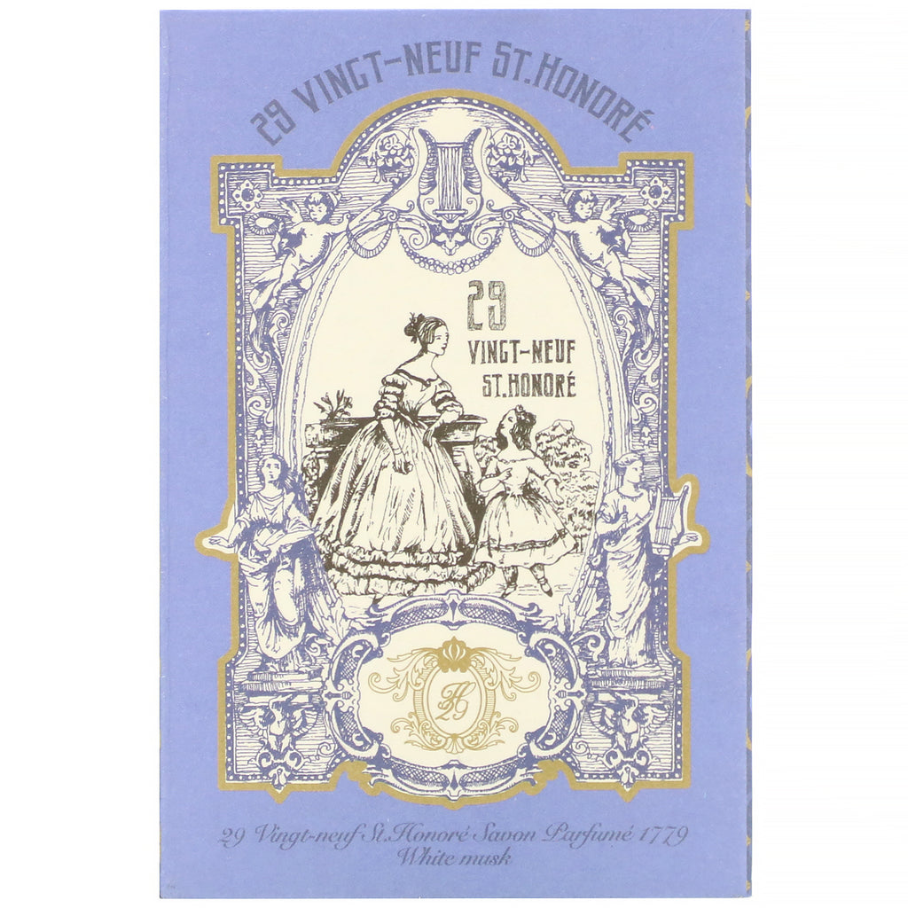 29 St. Honore, Savon Parfume 1779, White Musk, 4.76 oz (135 g)