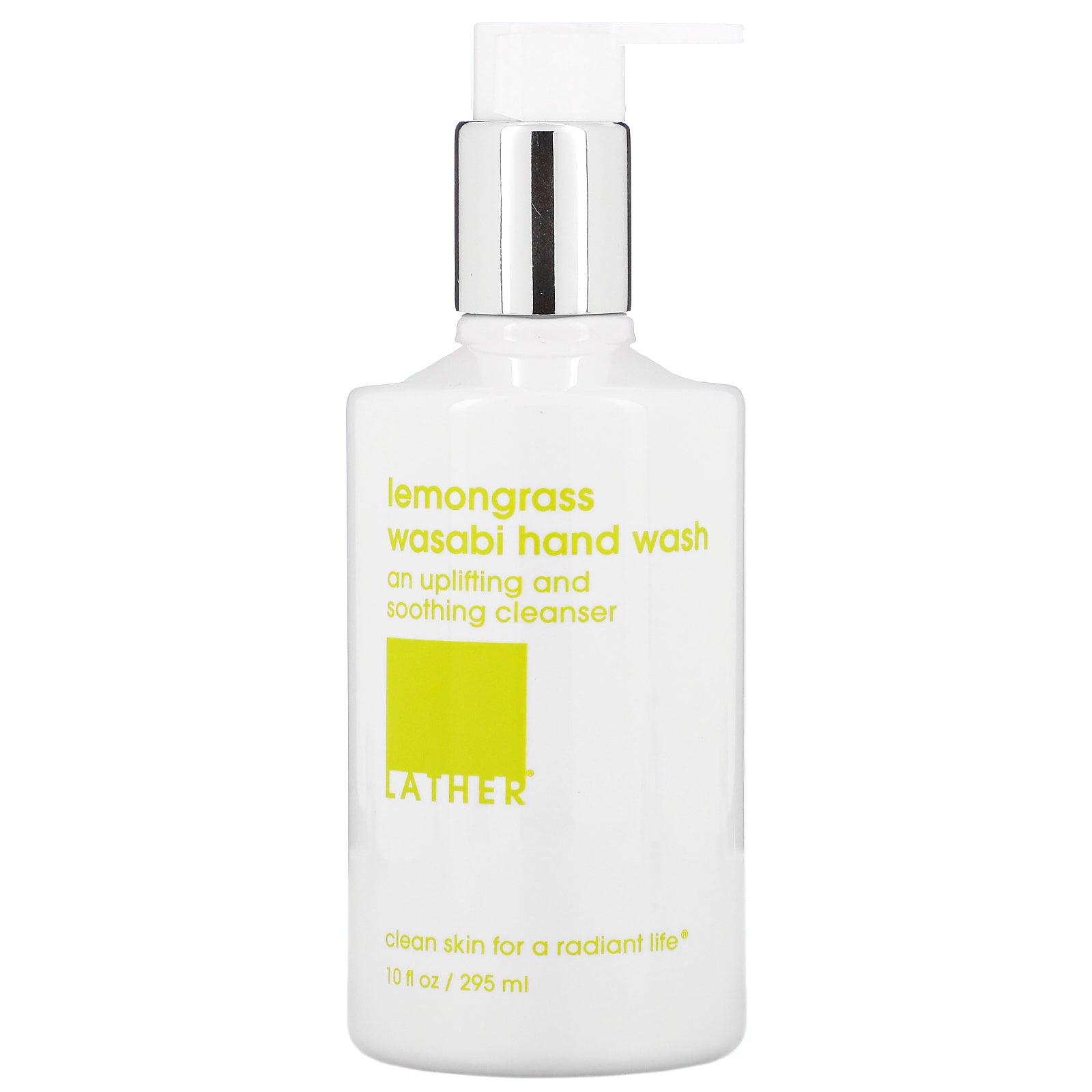 Lather, Lemongrass Wasabi Hand Wash, 10 fl oz (295 ml)