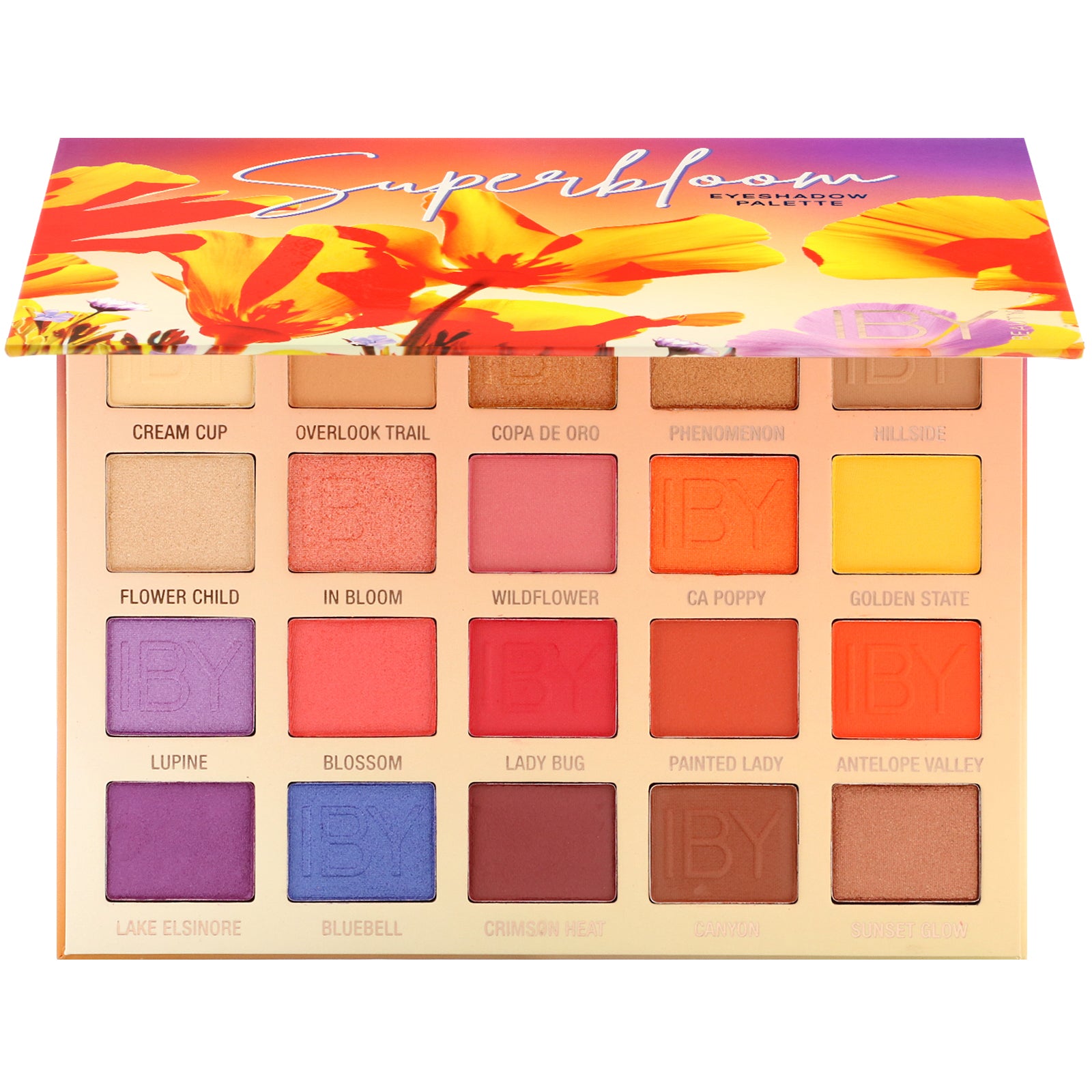 IBY Beauty, Eyeshadow Palette, Superbloom, 0.7 oz (20 g)