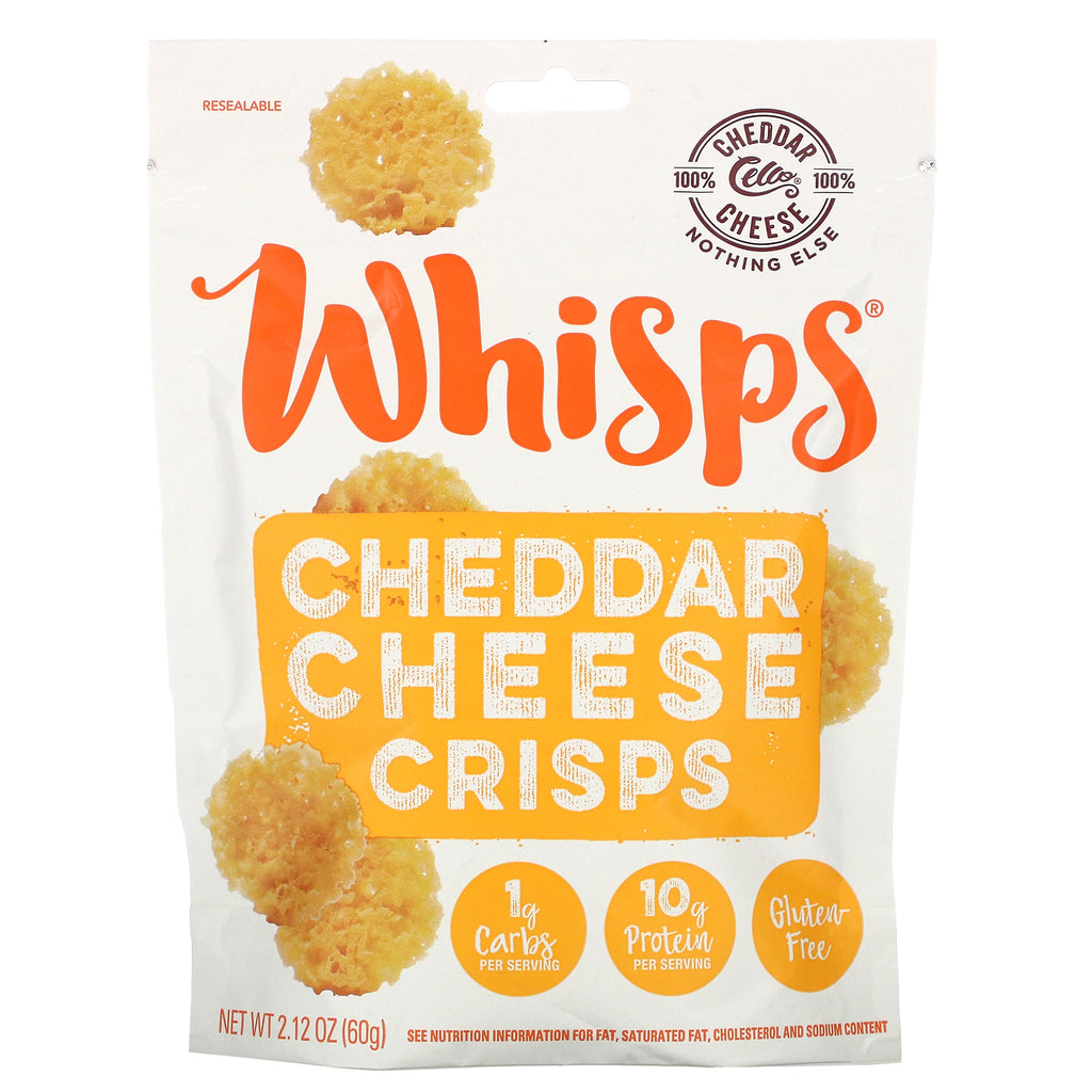 Whisps, Cheddar Cheese Crisps,  2.12 oz (60 g)