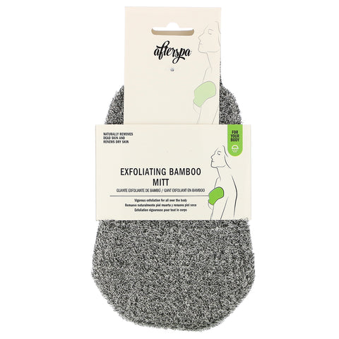 AfterSpa, Exfoliating Bamboo Mitt, 1 Mitt