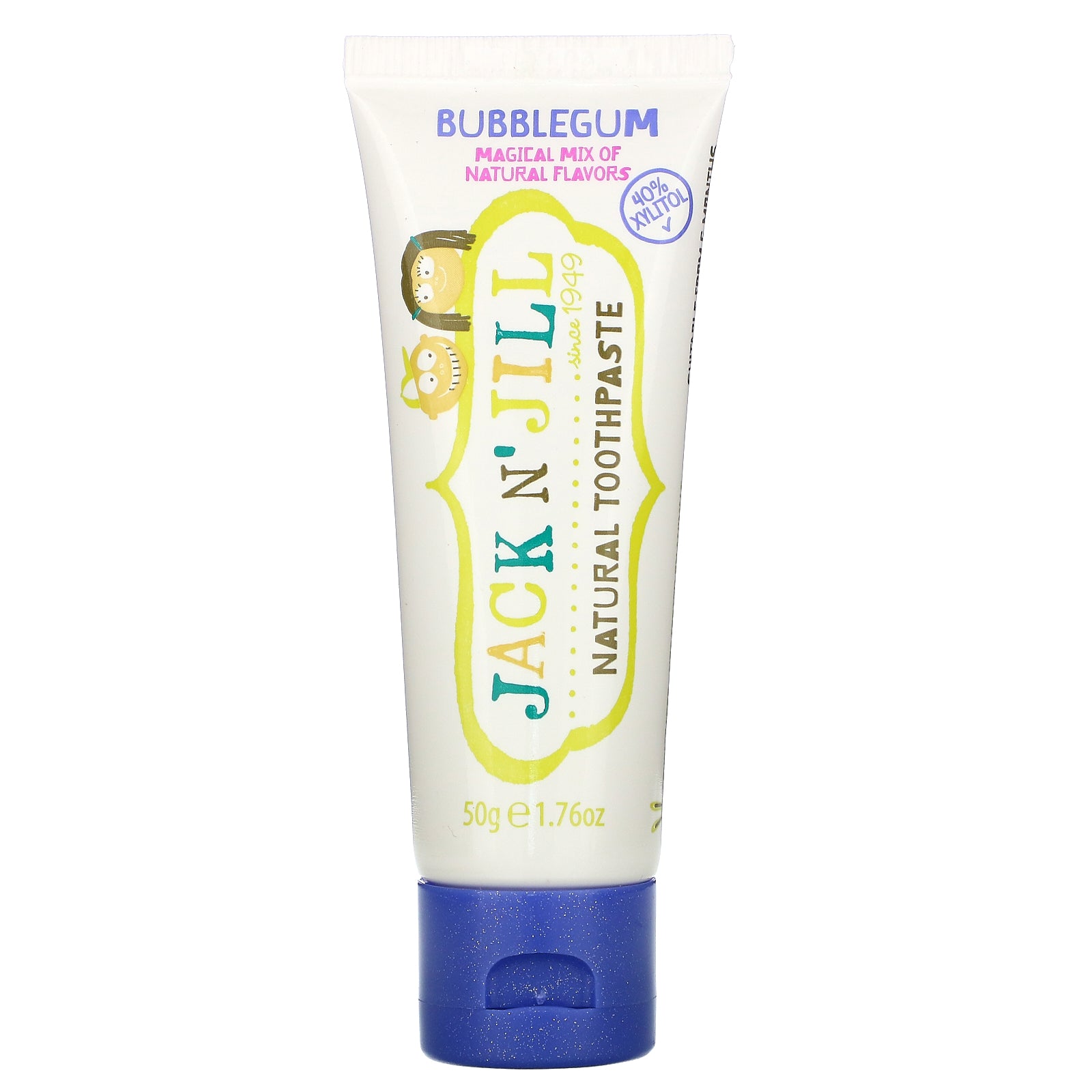 Jack n' Jill, Natural Toothpaste, Bubblegum, 1.76 oz (50 g)