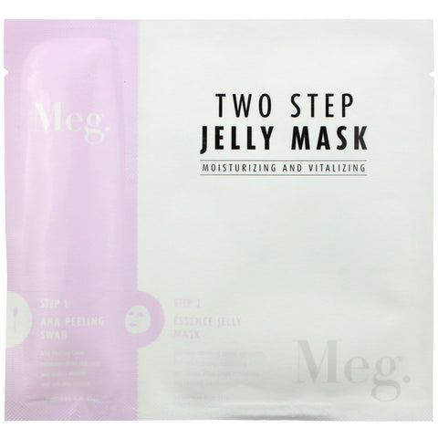 Meg Cosmetics, Two Step Jelly Mask, Moisturizing and Vitalizing, 1 Set