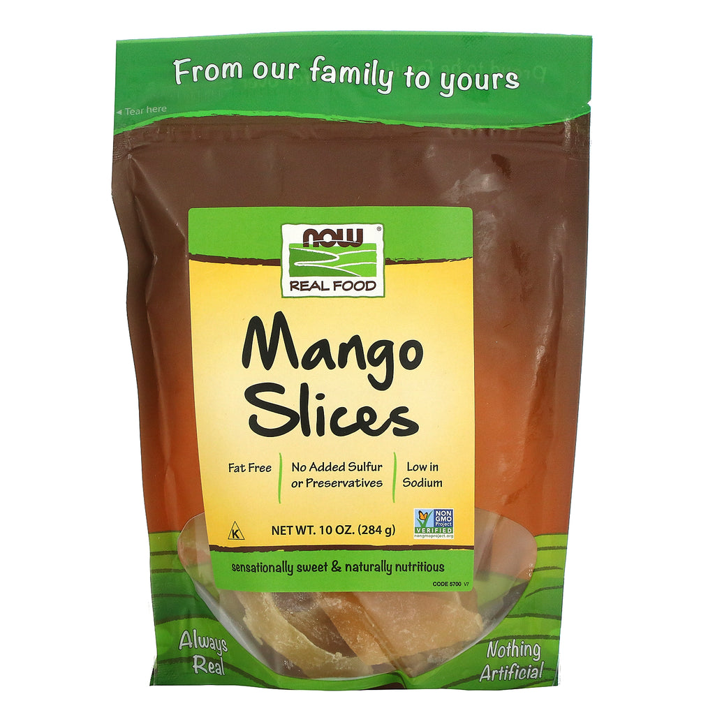 Now Foods, Real Food, Mango Slices, 10 oz (284 g)