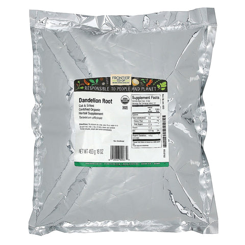 Frontier Natural Products, Cut & Sifted Dandelion Root, 16 oz (453 g)